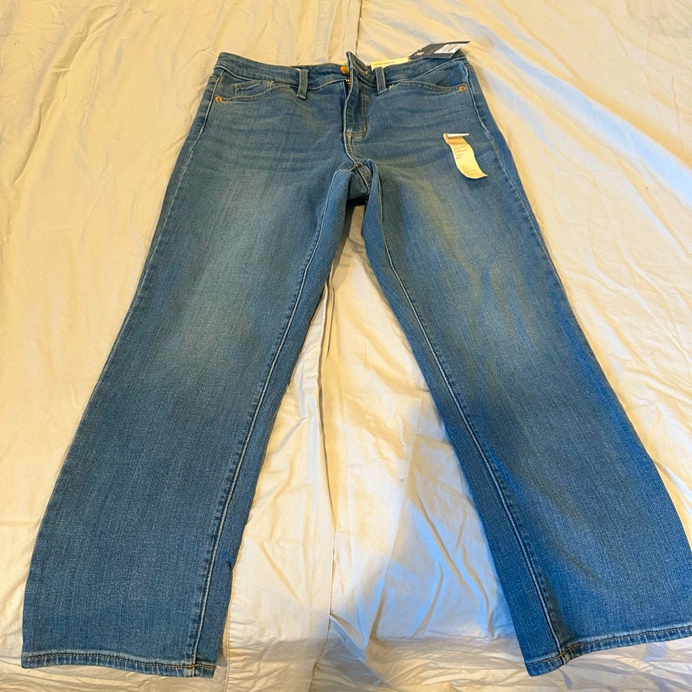 Target - High rise slim straight jeans
